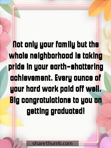 graduation thank you cards for family